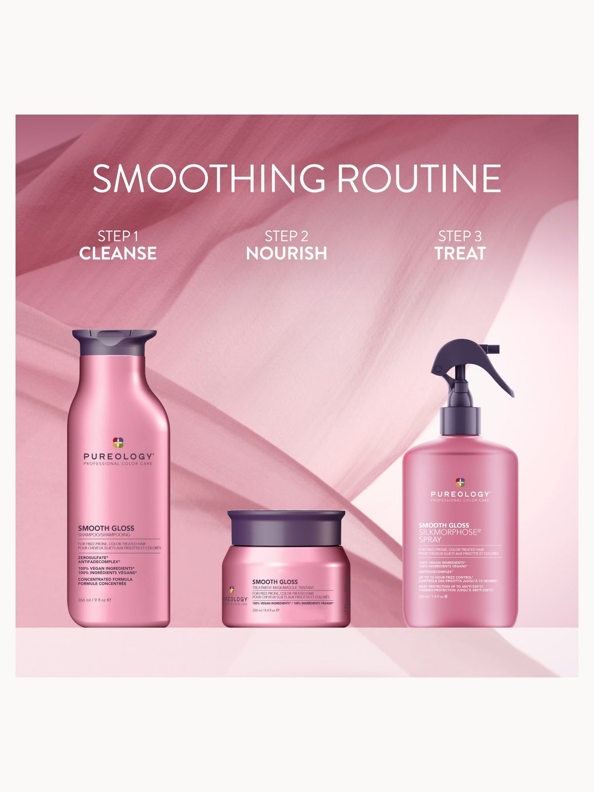 Pureology Smooth Gloss Silkmorphose Spray 30ml – brand image 10