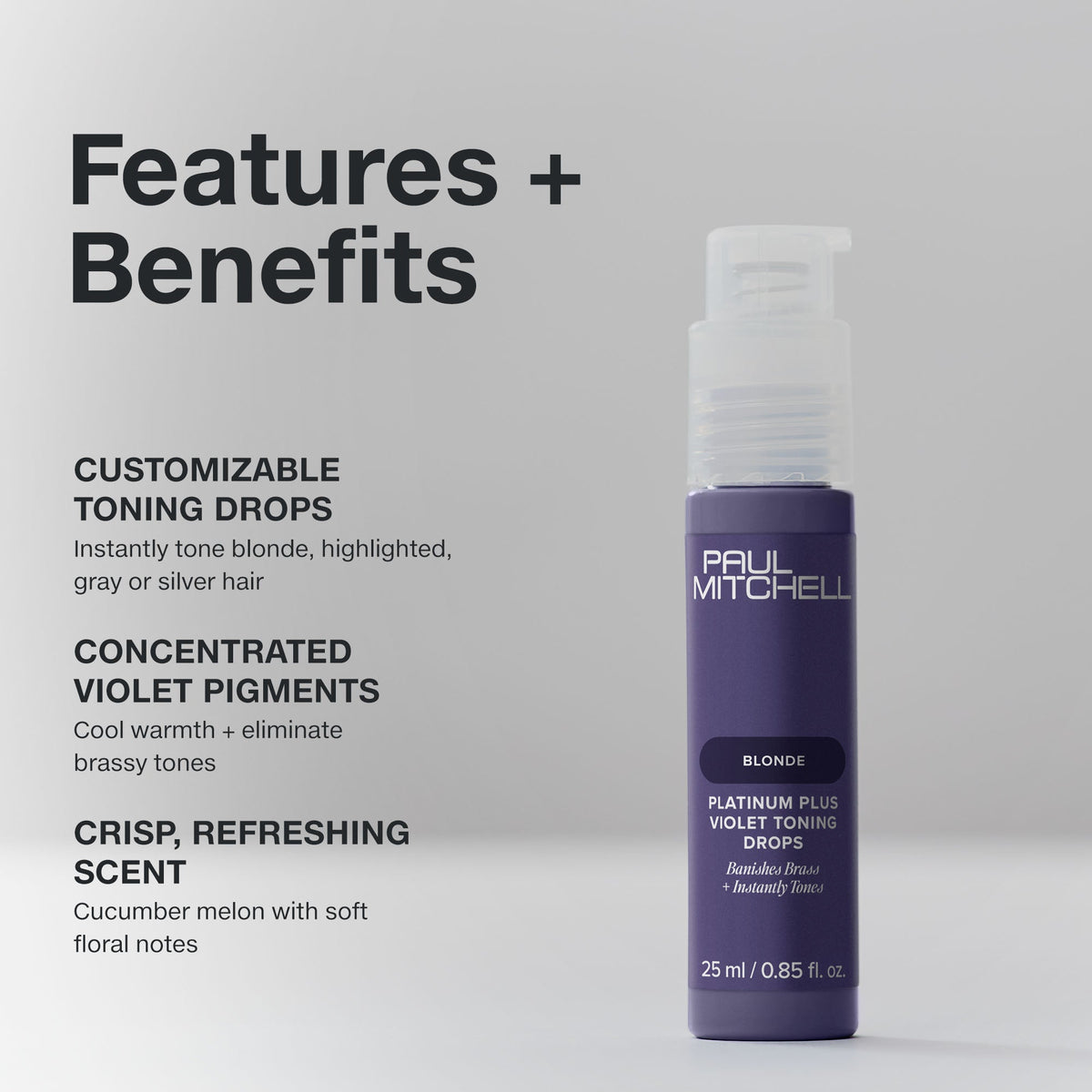 Paul Mitchell Platinum Plus Toning Drops 25ml