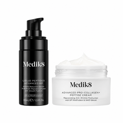 Medik8 Liquid Peptides Advanced MP & Advanced Pro-Collagen+ Peptide Cream Duo