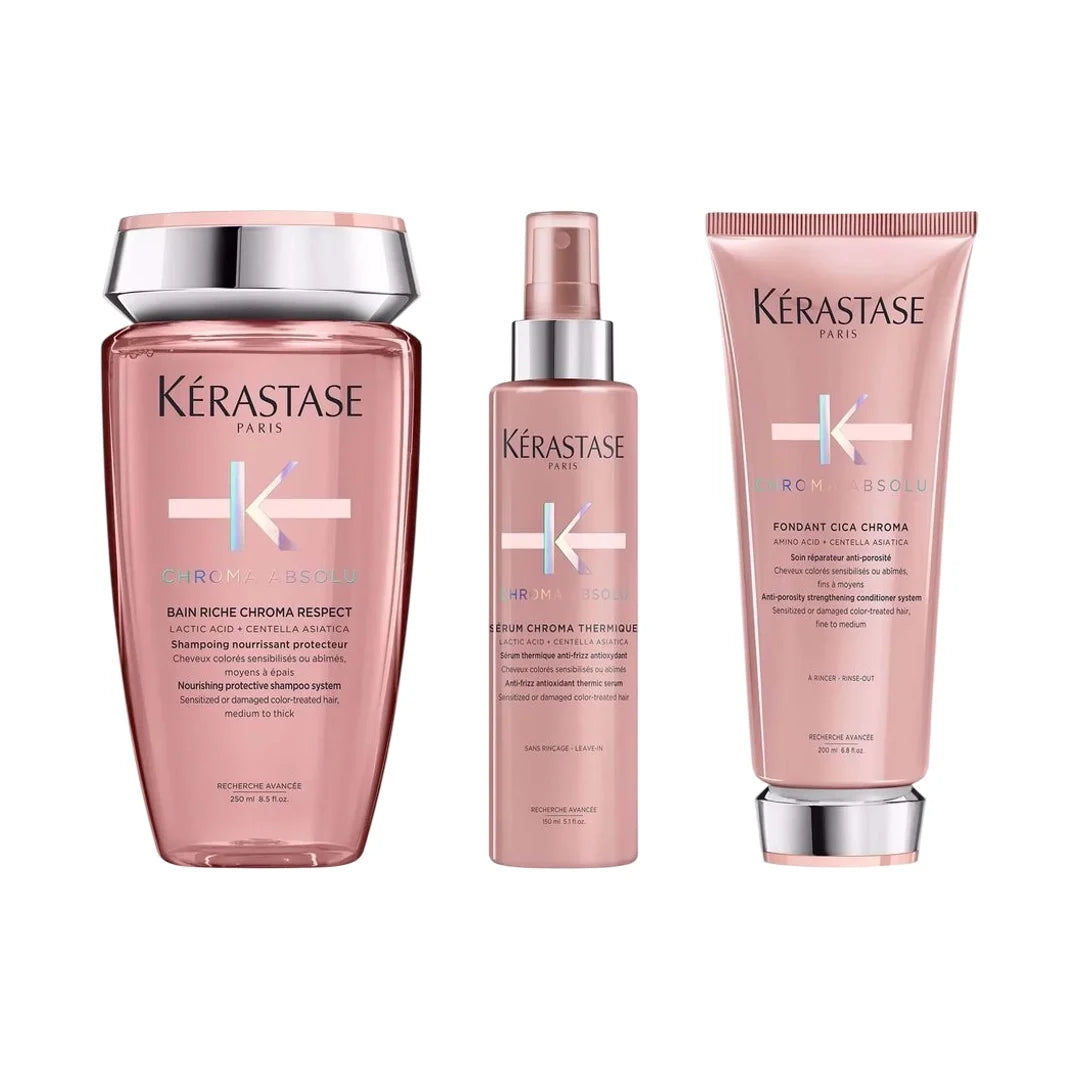 Kerastase Chroma Absolu Riche 3pc Haircare Bundle