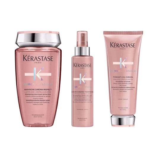 Kerastase Chroma Absolu Riche 3pc Haircare Bundle